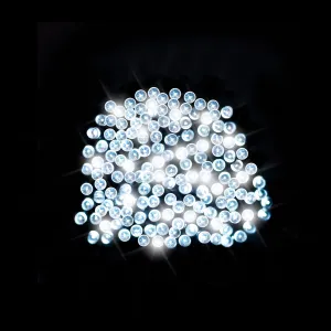 100 Bright White LED Solar Fairy Lights