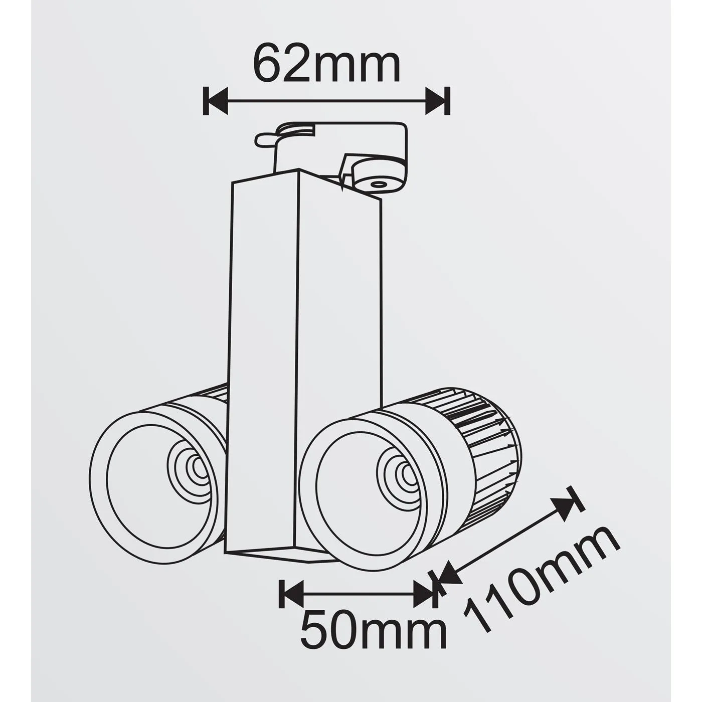 1005-L2 -30w COB Track Light