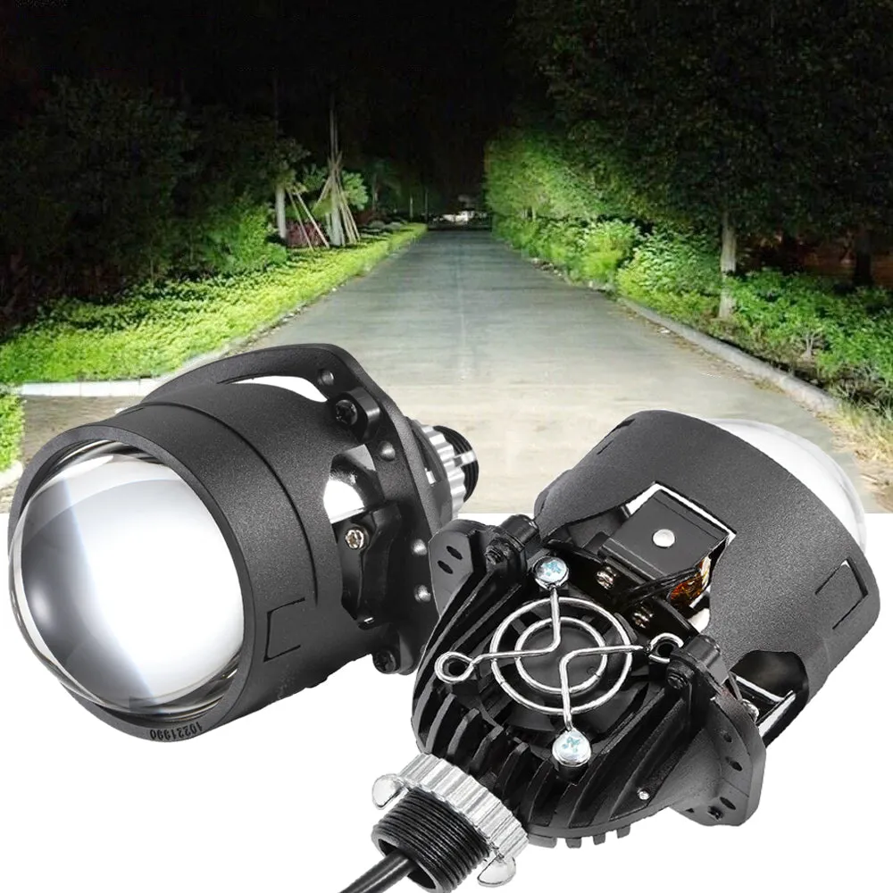 2 Inch 80W 6000K Bi-Led Projector Lens Headlight