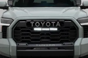 2022  Toyota Tundra Diode Dynamics TRD Pro Grille Light Bar Kit - White Combo Lights