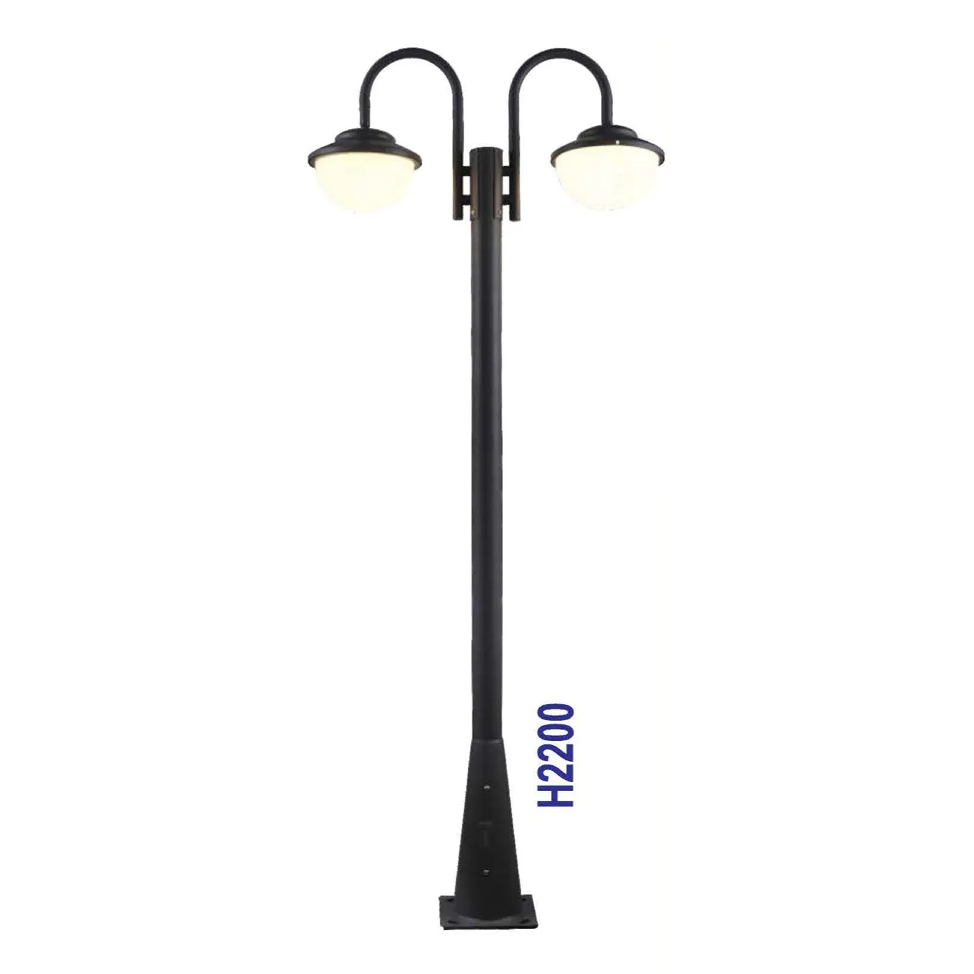 2x15w Diplo 2.2m Pole Light SLEDSPL003