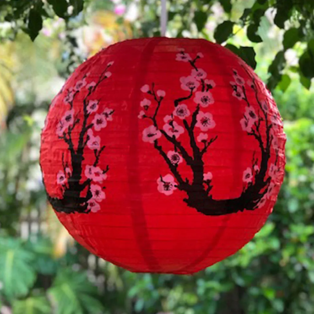 40cm Cherry blossom nylon lantern