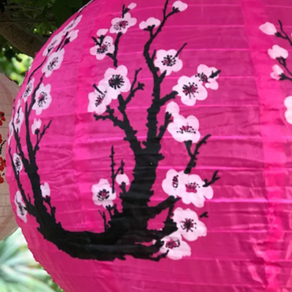 40cm Cherry blossom nylon lantern