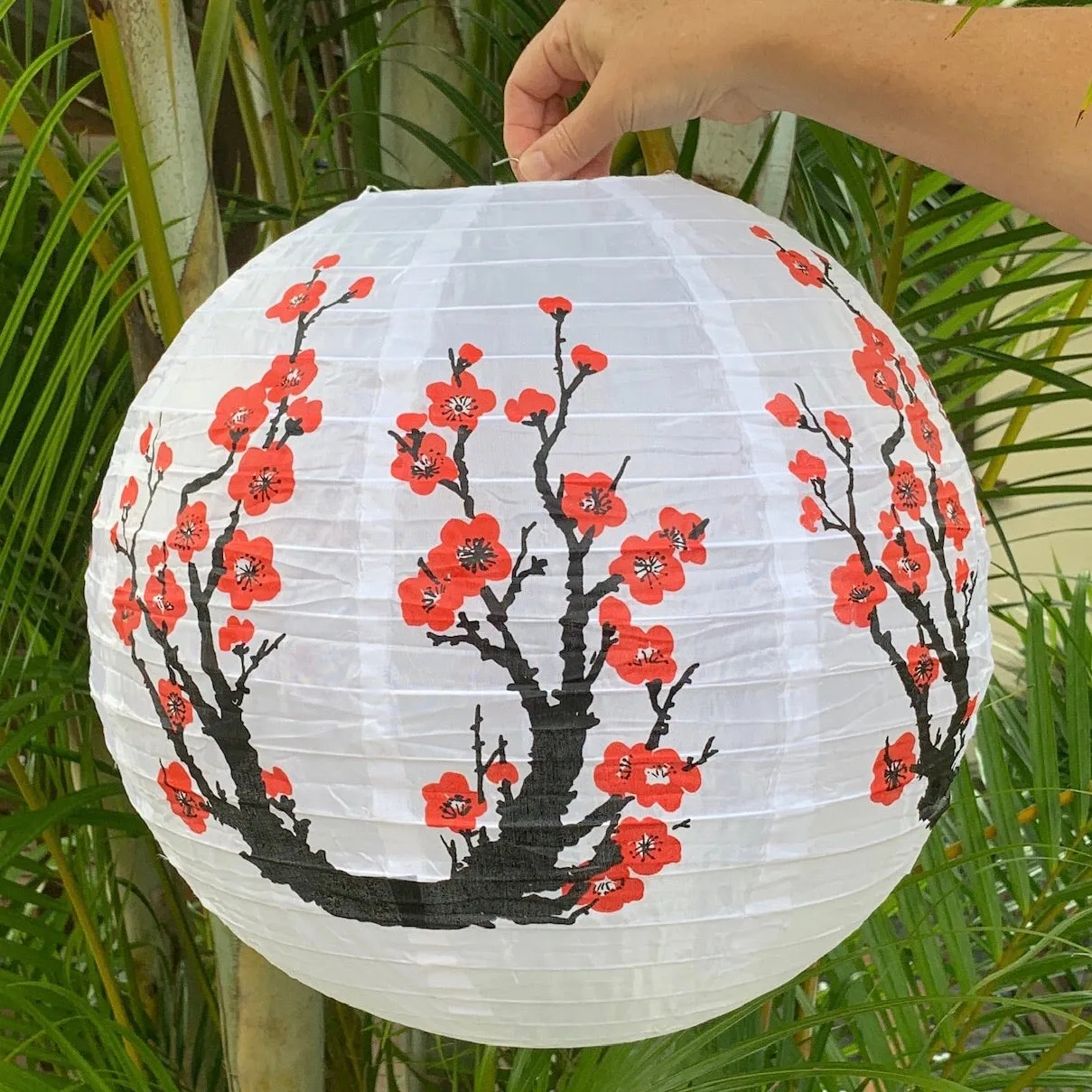 40cm Cherry blossom nylon lantern