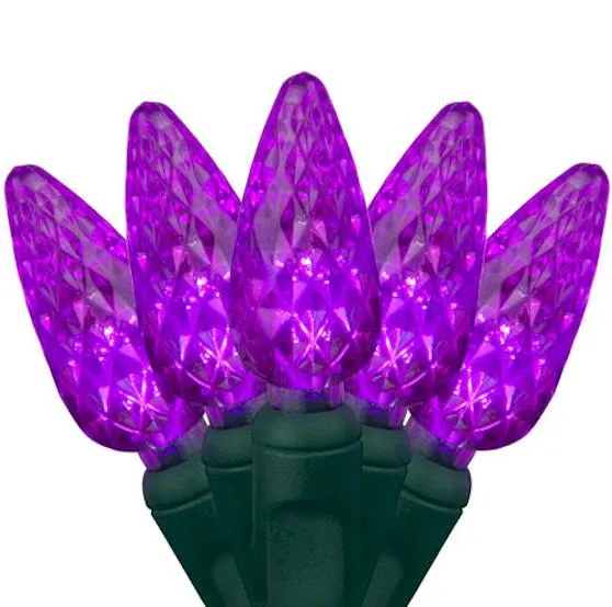 70 Purple C6 Strawberry - Premium - LED Christmas Lights