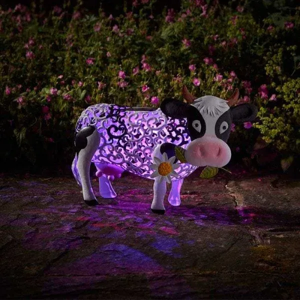 Daisy Cow Solar Garden Light