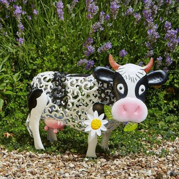 Daisy Cow Solar Garden Light