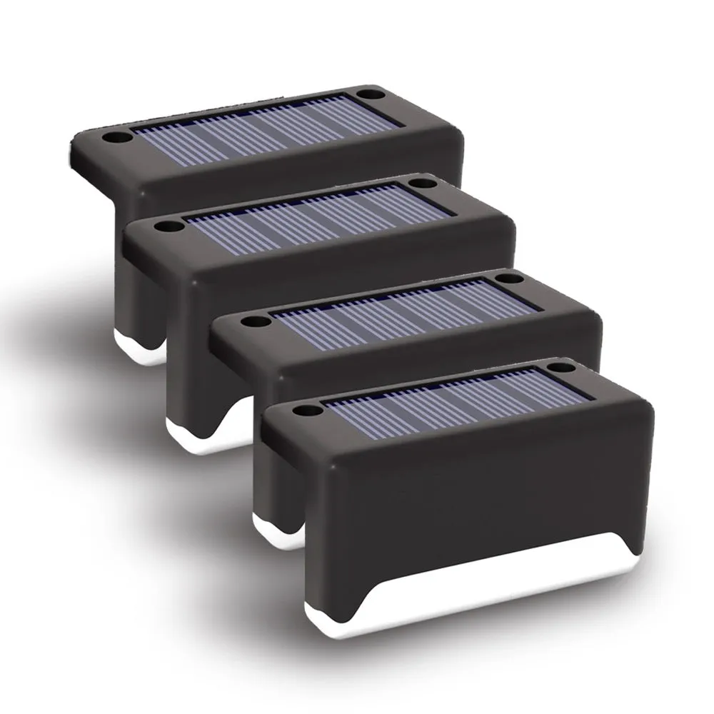 Edge Solar Powered Fence & Decking Lights (Set of 4)