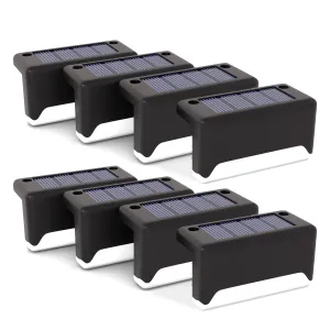 Edge Solar Powered Fence & Decking Lights (Set of 8)