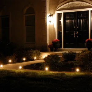 Electric Pathway Lights with 8 LED Bulbs