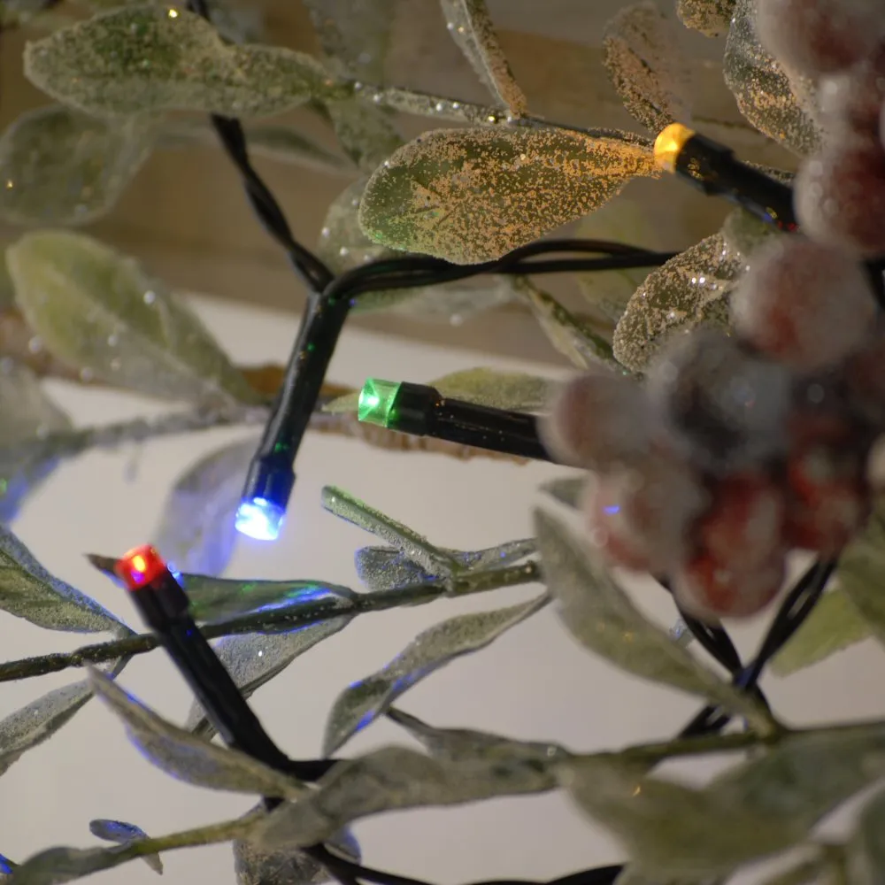 Festive 200 Multi Colour LED Battery Operated String Lights (19.9m)