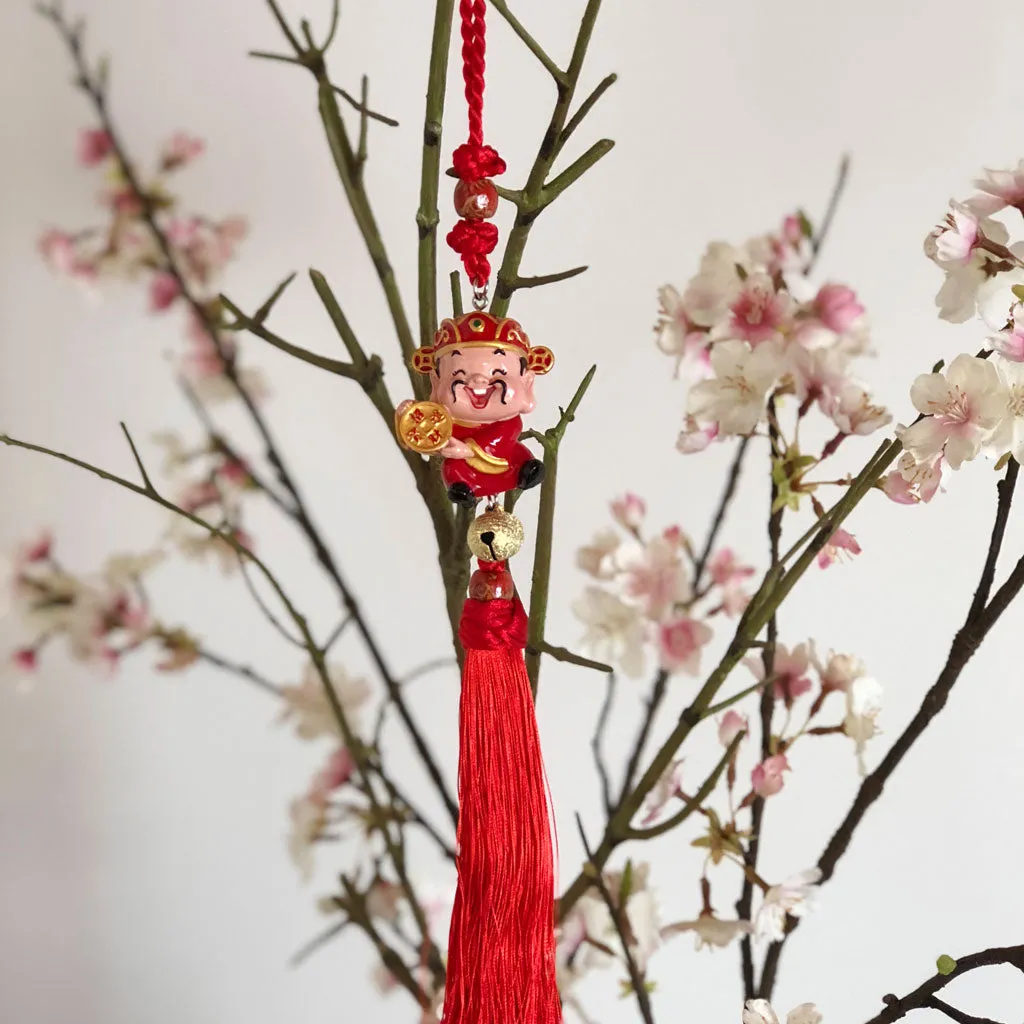 God of Wealth -  Chinese prosperity hanging decoration