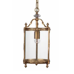 Gold & Glass Hanging Ceiling Lantern With Premium Elements