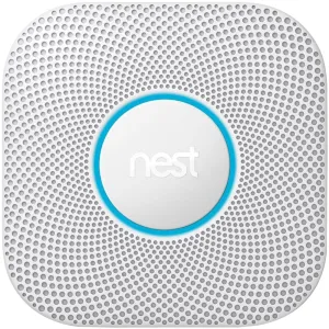 Google Nest Protect Battery-Powered Smoke and Carbon Monoxide Alarm 2nd Generation, White