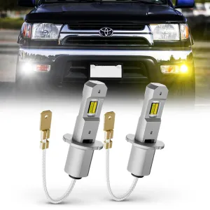 H3 Dual Color Switch Fog Light Bulbs for 1999-2002 Toyota 4Runner