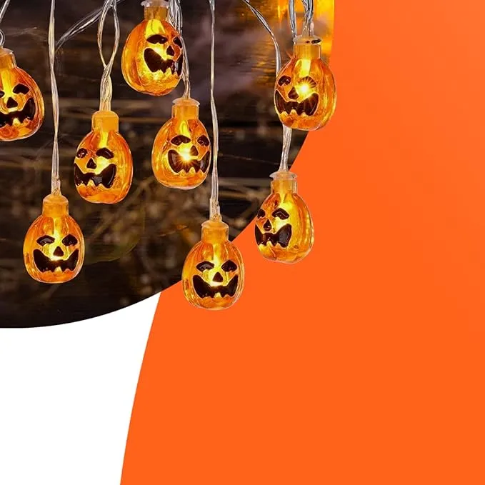 Halloween Pumpkin String Lights