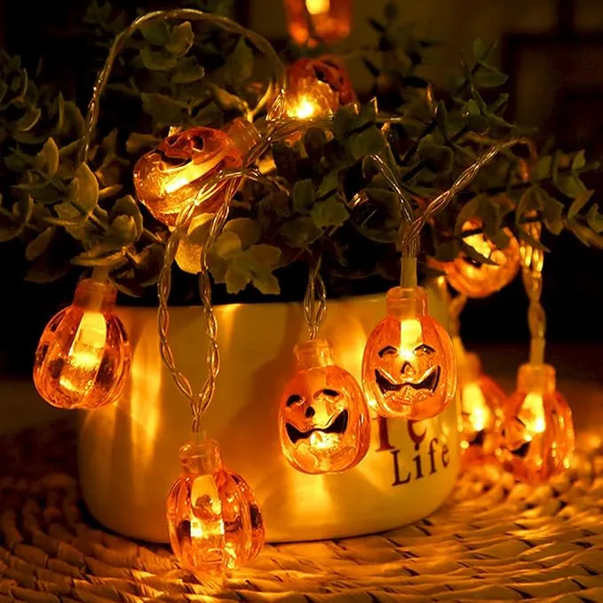 Halloween Pumpkin String Lights