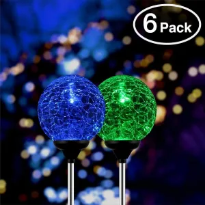 Halloween Solar Crystal Glass LED Light