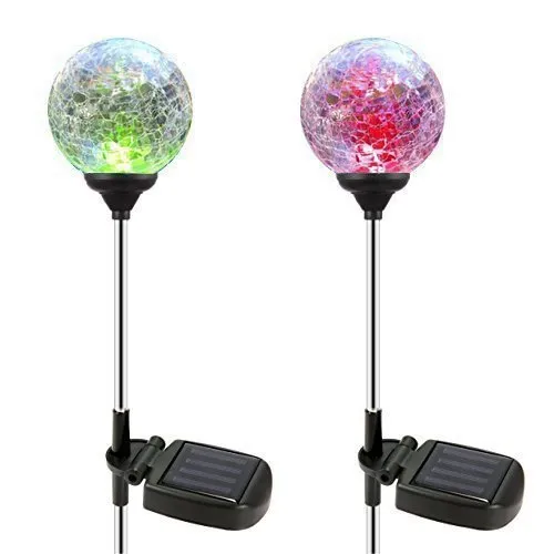 Halloween Solar Crystal Glass LED Light