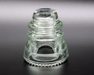 Hemingray-42 Clear Vintage Glass Insulator