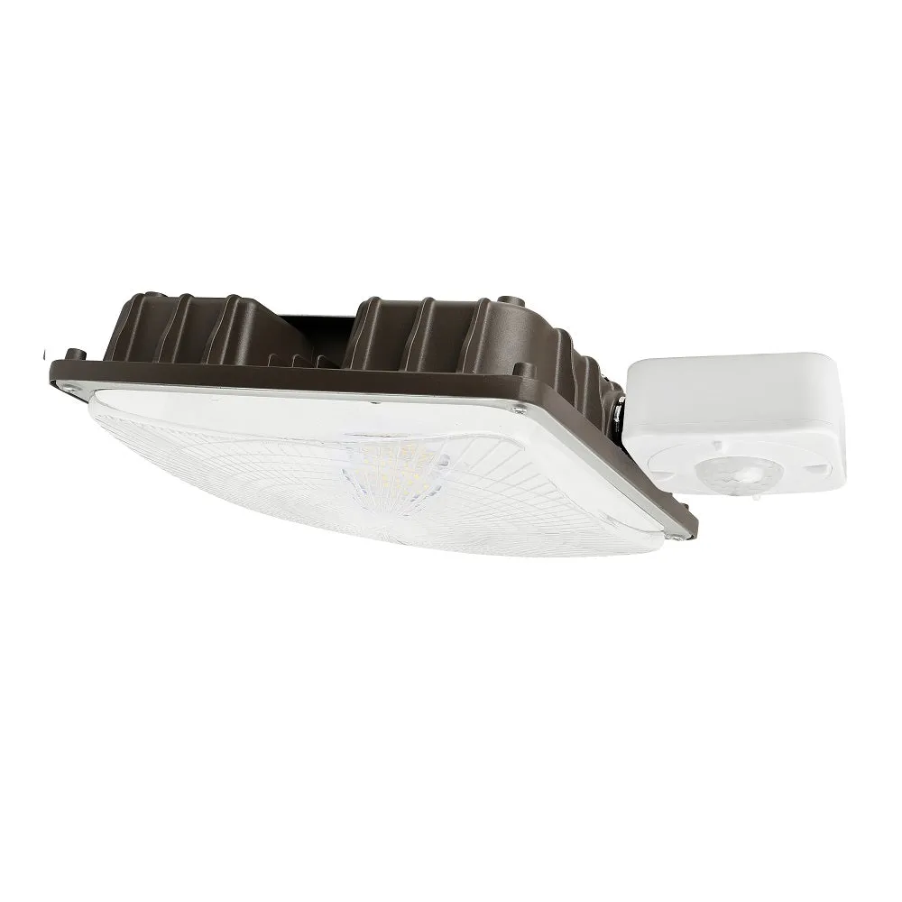 Konlite LED Canopy Area Light - 40W - 5,450 Lumens - 5000K - Non-Dimmable -120-277V - 100W Equal