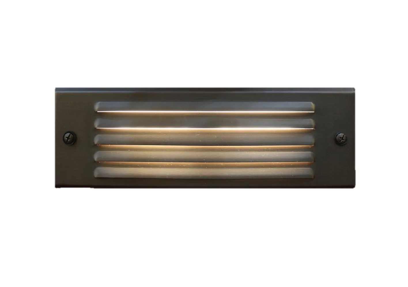 Louvered Face Plate Cover for Valet Step/Deck Light