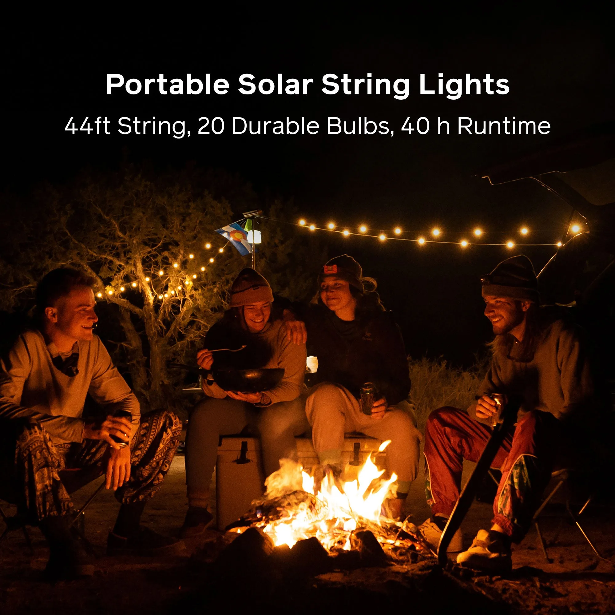 Luci Solar String Lights: 44' White