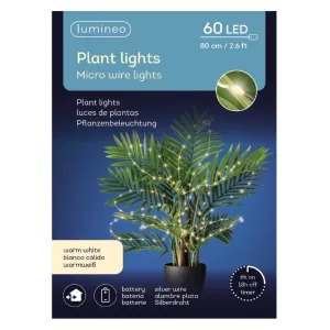 Lumineo 60 Warm White Micro LED Outdoor Plant Lights