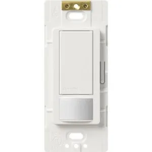 Maestro Occupency Sensor Switch, Large Room/Fan Occupancy, White