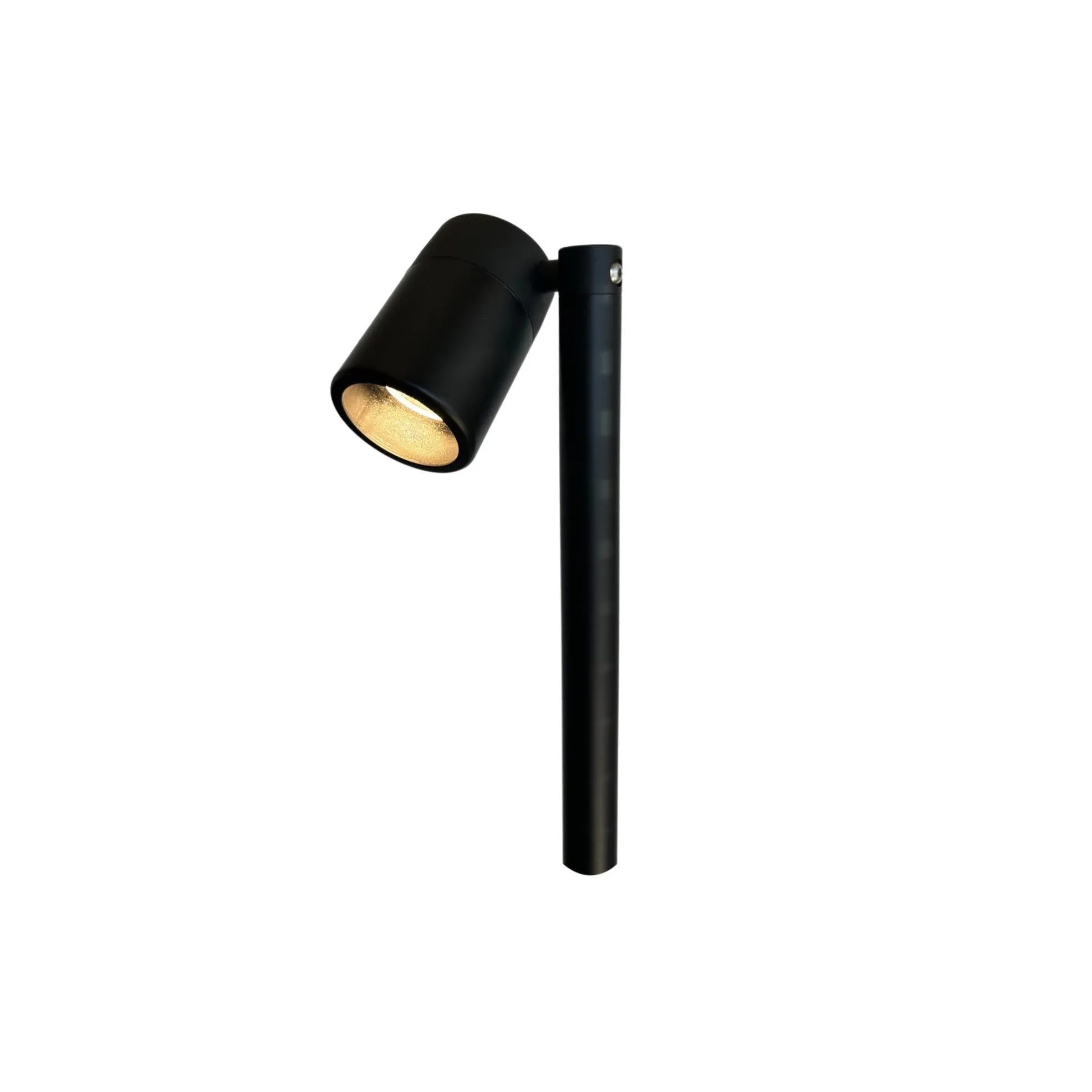 Noir Chambre Contemporary Solid Brass Directional Pathway Light - Gun Metal Black