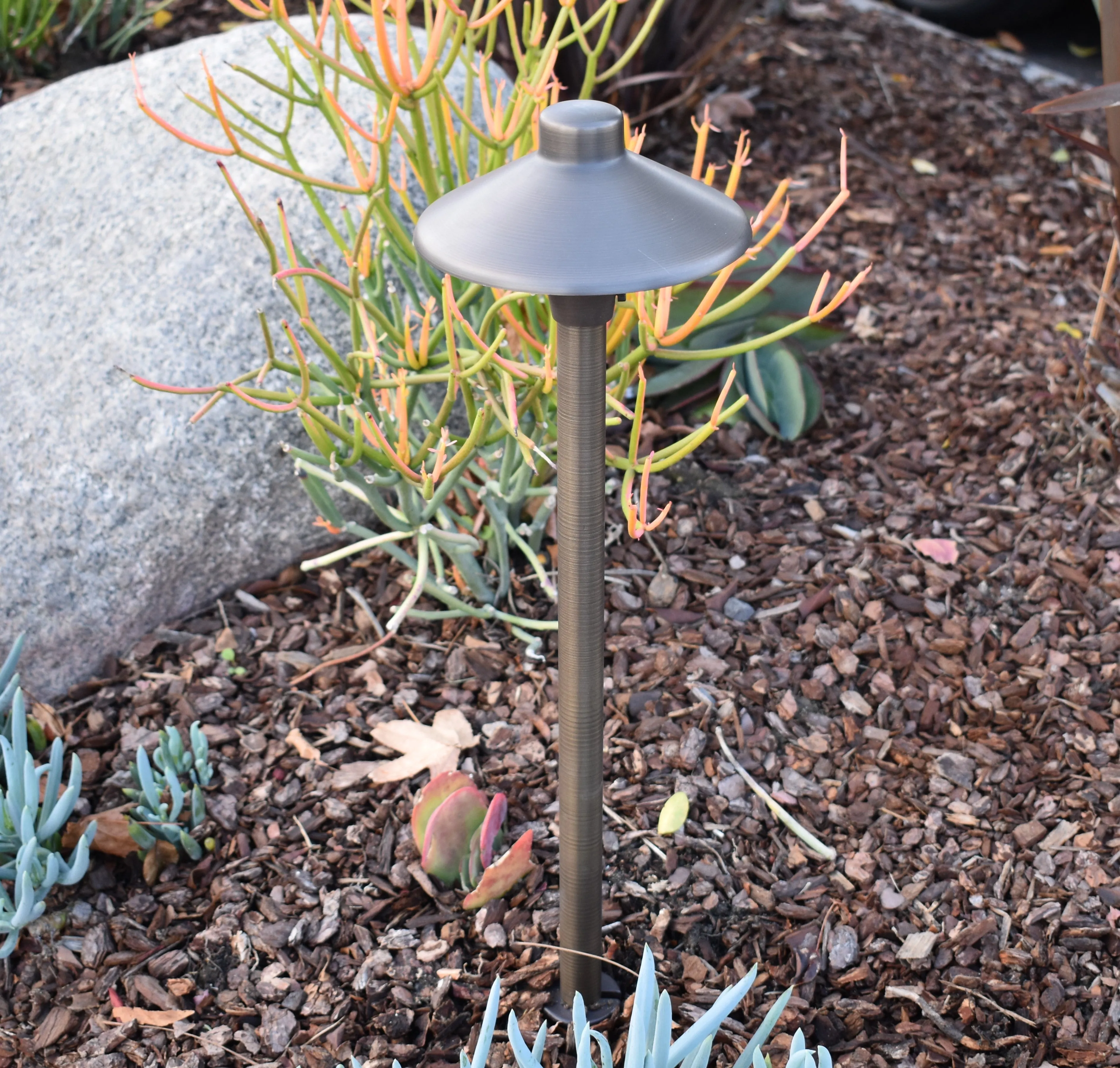 Pack V - Solid Cast Brass Outdoor Landscape Pathway & Spot Lighting