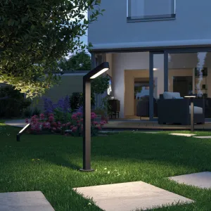 Plug & Shine Outdoor Ito 6W LED  Vertical Bollard in Anthracite