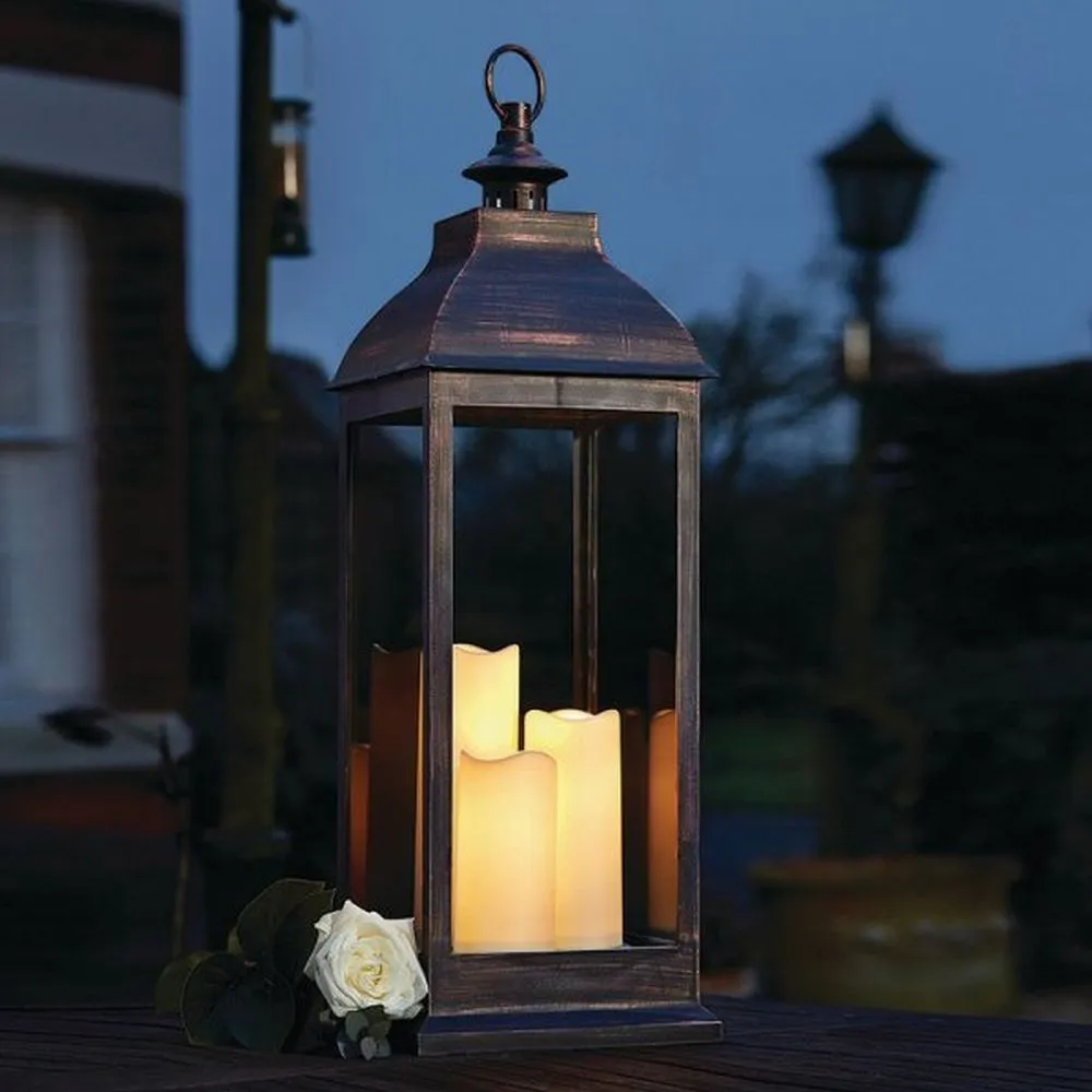 Smart Garden Giant Copper Battery Lantern