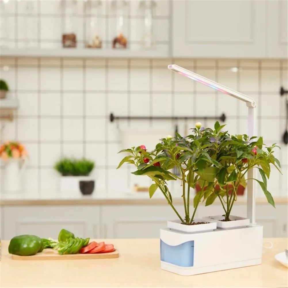 Smart Indoor Hydroponics Garden Kit, Herbs, Fruit, Growing System, led light