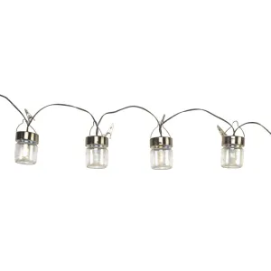 Smart Solar 10 Firefly LED Opal Jar String Lights