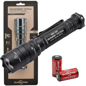 SureFire E2D Defender Flashlight E2DLU-T 1000 Lumens Tactical Single Output LED